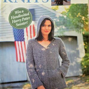 Interweave Knits Spring 2002 Magazine Featuring Knitting Patterns For Sweaters J